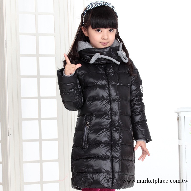 批發兒童羽絨衣女童中長款大童裝羽絨衣加厚女童羽絨衣一件代發工廠,批發,進口,代購