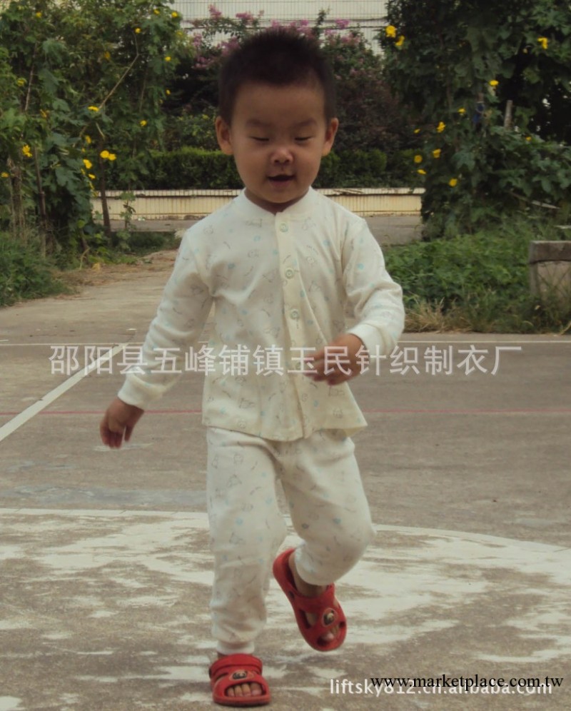 供應立領純棉寶寶內衣套裝 嬰幼兒內衣內褲 兒童棉毛衫 春秋套裝工廠,批發,進口,代購