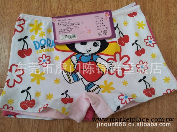 【廠傢直銷】純棉女童三角內褲 女兒童印花寶寶平角褲 批發工廠,批發,進口,代購