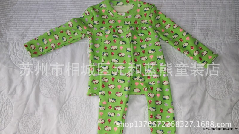 批發兒童不倒絨套裝圓領滿檔內衣內褲套裝工廠,批發,進口,代購