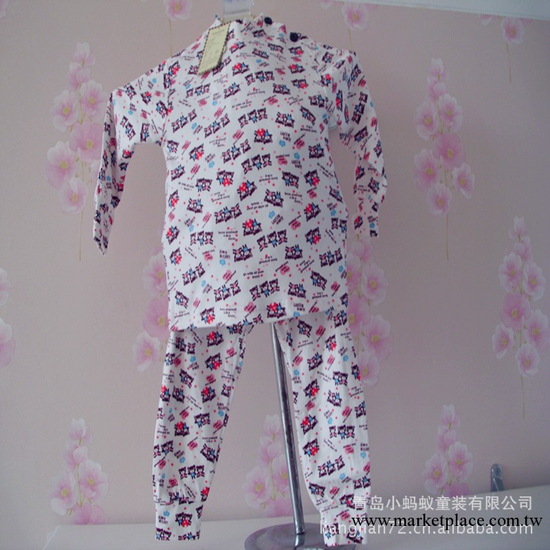 小螞蟻品牌兒童內衣內褲套裝 童套裝純棉秋衣秋褲套裝 男童全棉工廠,批發,進口,代購