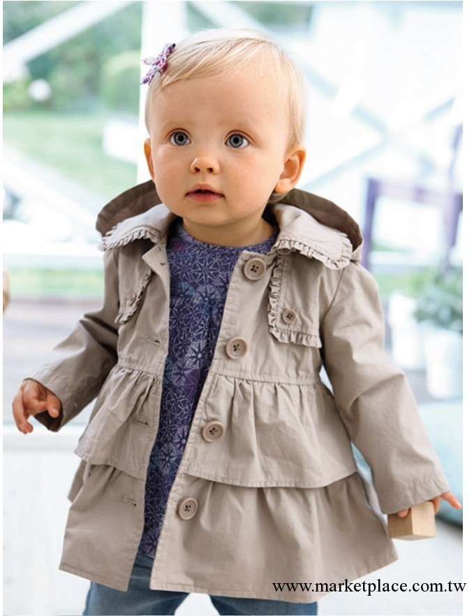 2013新款 外貿品牌童裝 歐美風格 雙層風衣 廣東產地 童裝批發批發・進口・工廠・代買・代購