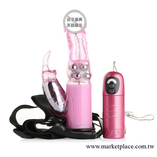 百樂七情猛兔女用實心穿戴伸縮滾珠刺激陰蒂7頻震動拉拉用品代發工廠,批發,進口,代購