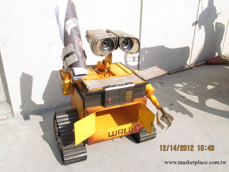 zakka復古金屬工藝品 個性機器人WALL.E瓦力模型  個性禮品收藏批發・進口・工廠・代買・代購