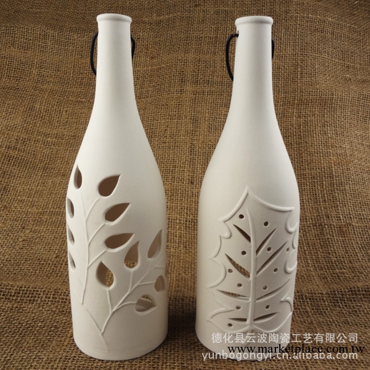 zakka日式雜貨 陶瓷樹葉花瓶 花插工藝品 YB-VASE-003工廠,批發,進口,代購