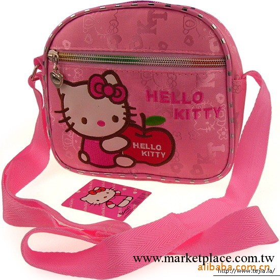 批發 Hello Kitty 凱蒂貓 休閒斜挎包 學生書包/2042工廠,批發,進口,代購