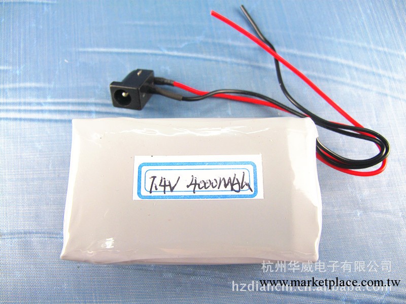 監護機用鋰聚合物電池組7.4V  4000mAh  醫療設備電池組工廠,批發,進口,代購