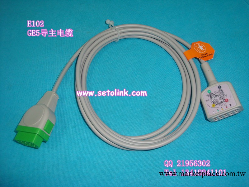 思特通連提供OEM加工監護機GE5導主電纜,有創壓電纜線工廠,批發,進口,代購