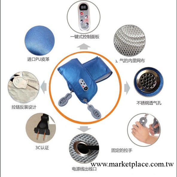 按摩器廠傢 按摩披肩 披肩 肩頸按摩器 握力器披肩 藍色披肩工廠,批發,進口,代購