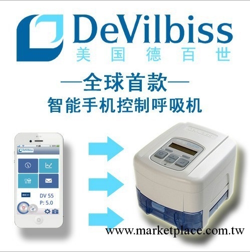 9800元批發/美國德百世DV54全自動智能單水平呼吸機/打鼾專用工廠,批發,進口,代購