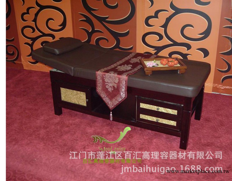 實木按摩床美容床 廣東廠傢生產訂購 美容美發工具工廠,批發,進口,代購