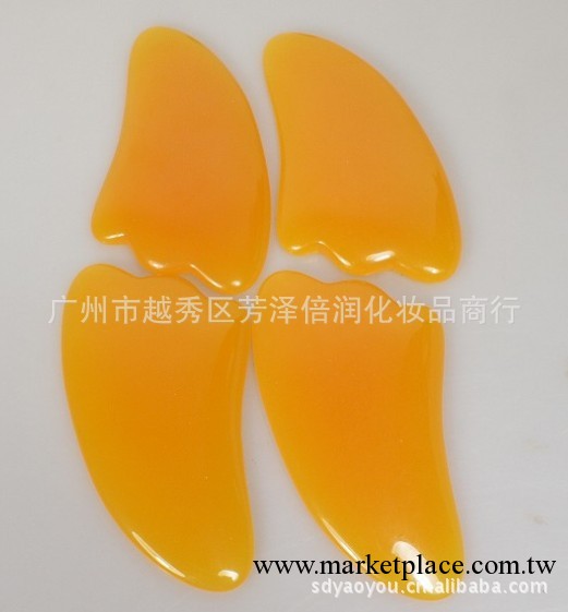廠傢批發蜜蠟三角刮痧板 樹脂刮痧片 經絡美容刮痧 三角形雙開工廠,批發,進口,代購