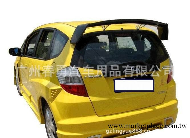 【供應】09-10本田飛度碳纖尾翼HONDA FIT carbon fiber spoiler工廠,批發,進口,代購