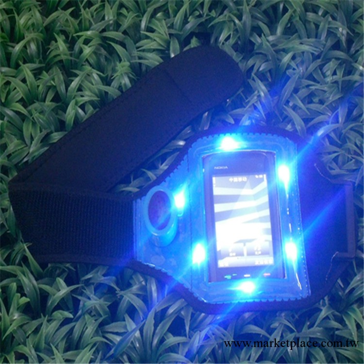發光LEDiphone手機保護套   運動時尚的手機運動臂帶工廠,批發,進口,代購