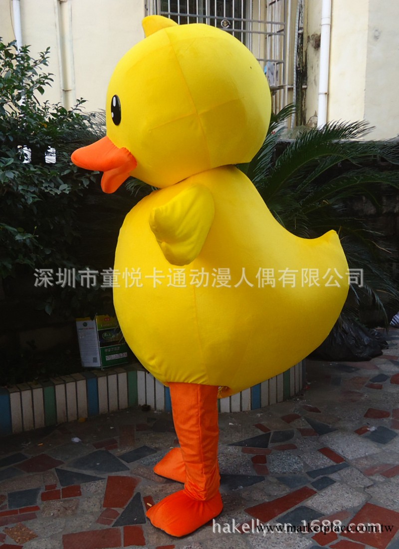 2013小黃鴨熱門批發廠傢直銷大黃鴨卡通服裝Rubber Duck Mascot工廠,批發,進口,代購