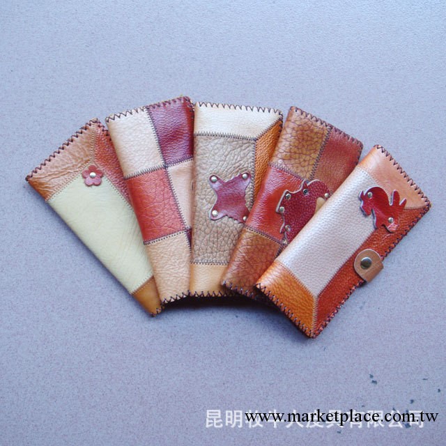 雲南民族純手工長款錢夾 錢包 牛皮產品 錢包批發工廠,批發,進口,代購