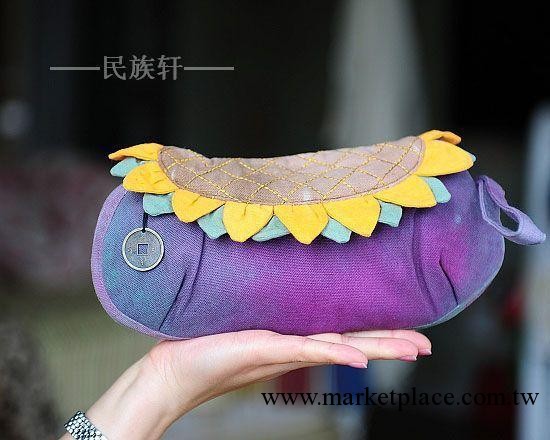 新款民族風手拿向日葵零錢包　化妝包　女包雲南民族特色包工廠,批發,進口,代購