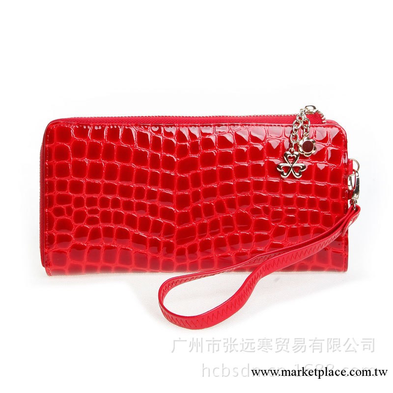 【新品】 2013時尚潮女士鱷魚紋錢夾長款錢包簡約手拿包 廠傢批發工廠,批發,進口,代購