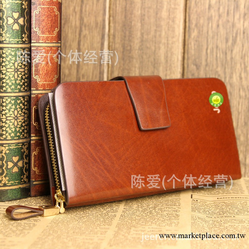 2013JEERER外單真皮進口頭層牛皮商務時尚手包錢包淘寶一件代發工廠,批發,進口,代購