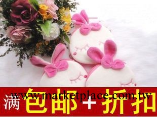 G91超萌米兔蝴蝶結/可愛毛絨小兔子硬幣收納零錢包工廠,批發,進口,代購
