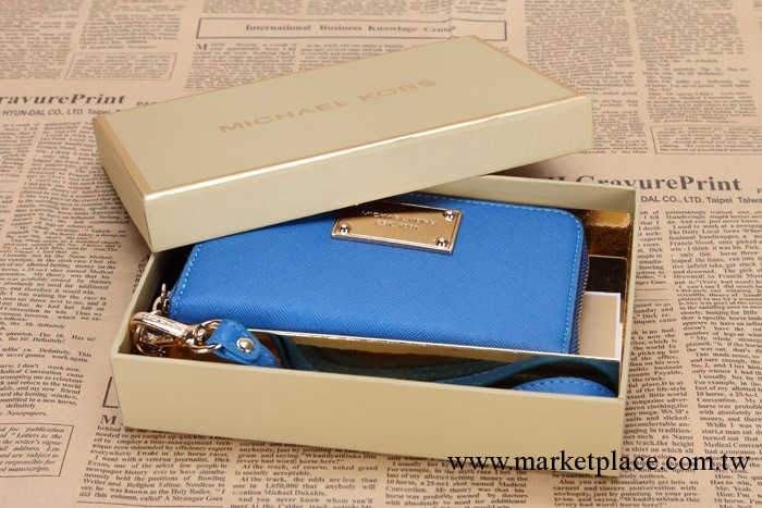 歐美爆款Michael Kors iPhone4S 5S 5C 5G 蘋果手機錢包MK拉鏈包工廠,批發,進口,代購