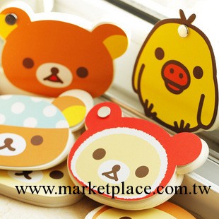婷婷傢   Rilakkuma輕松熊 大頭怪 旋轉便簽本工廠,批發,進口,代購