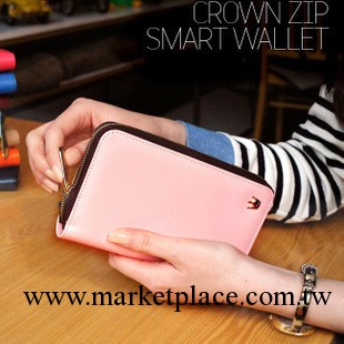 iPhone4手機包 韓版2013新款皇冠錢包女士長款錢包 1502工廠,批發,進口,代購