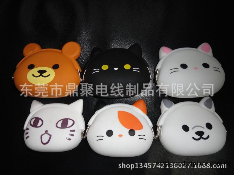供應貓頭矽膠錢包 動物矽膠零錢包 新款矽膠硬幣錢包工廠,批發,進口,代購