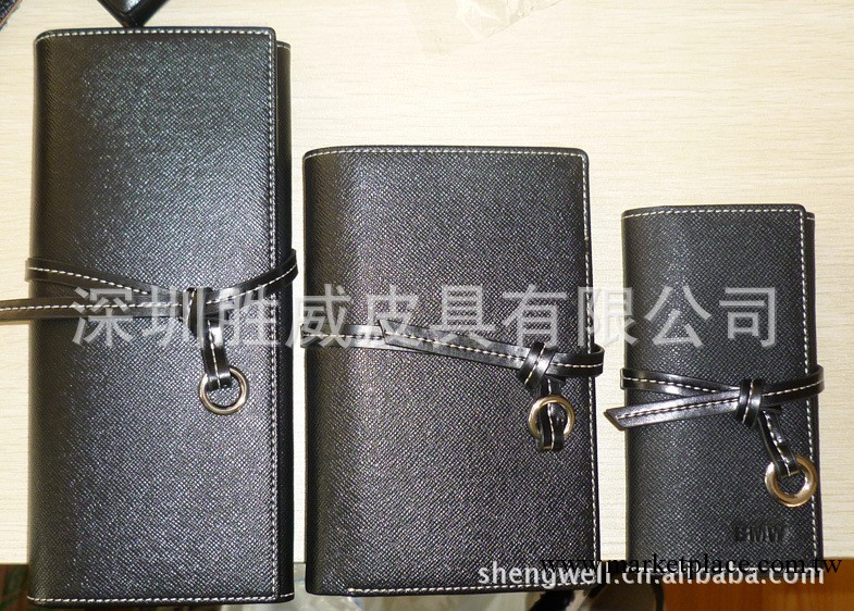 2013新款汽車皮具禮品 十字紋真皮寶馬BMW錢夾鑰匙包名片包三件套工廠,批發,進口,代購