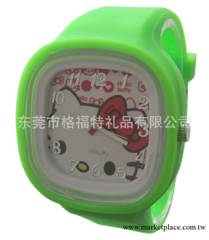 供應矽膠手錶/hello kitty果凍矽膠手錶 時尚創意手錶工廠,批發,進口,代購