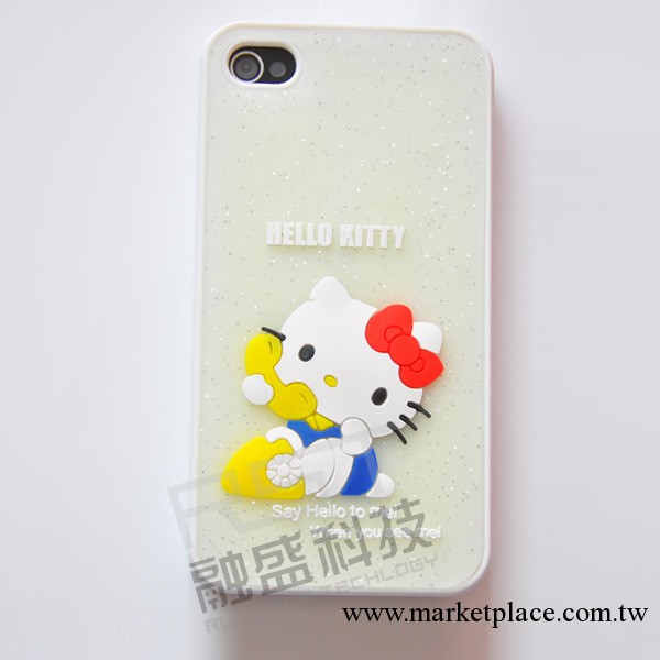 iphone4 蘋果4s手機外殼套 日韓 凱蒂貓 hello kitty 夜光 保護殼批發・進口・工廠・代買・代購