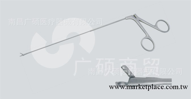 支撐喉鏡成套手術器械——顯微喉鉗 左腰型工廠,批發,進口,代購