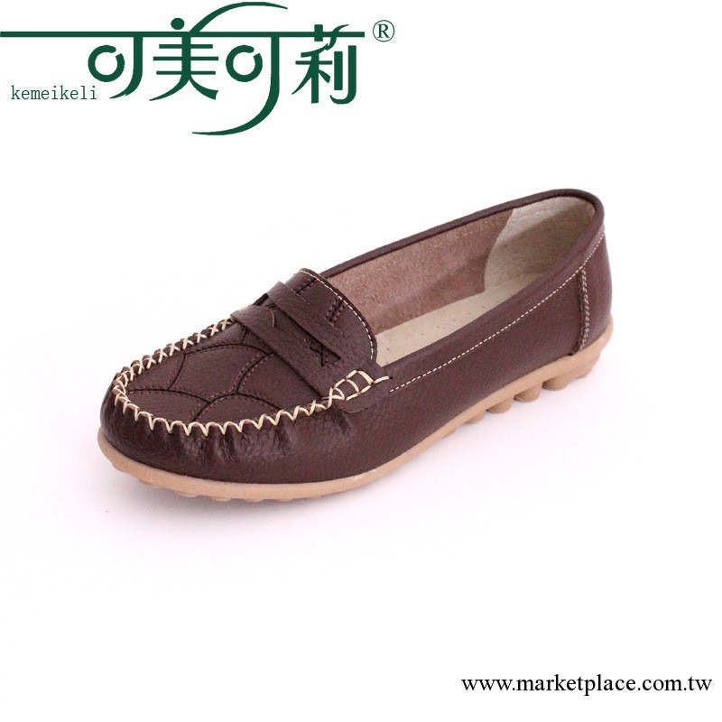 2013新款媽媽鞋休閒舒適真皮女鞋軟底防滑女單鞋平底護士鞋工廠,批發,進口,代購