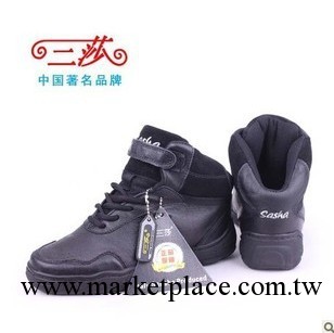 正品三莎舞蹈鞋現代舞鞋真皮帆佈爵士鞋廣場舞鞋增高跳舞鞋運動工廠,批發,進口,代購