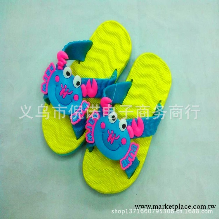 正品路友思小螃蟹按摩吹氣防滑耐磨夏天涼拖鞋小孩拖鞋套腳拖鞋工廠,批發,進口,代購
