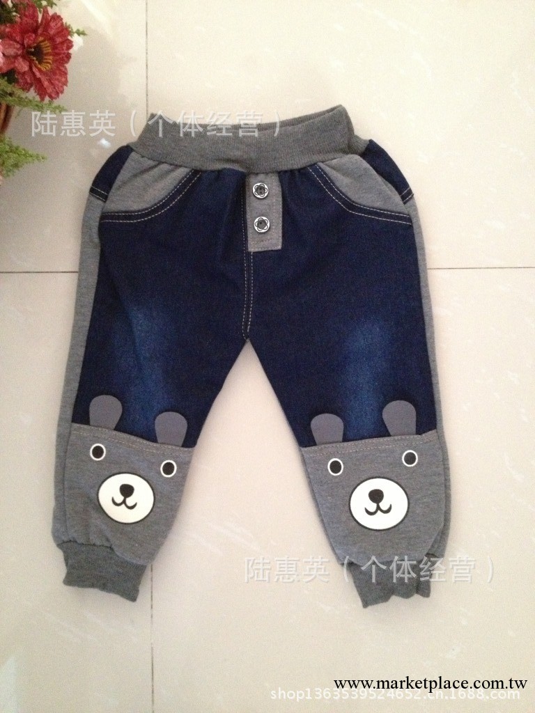 新品上架 2013冬季新品童裝 韓版兒童休閒夾褲 男童AB版長褲 童褲工廠,批發,進口,代購