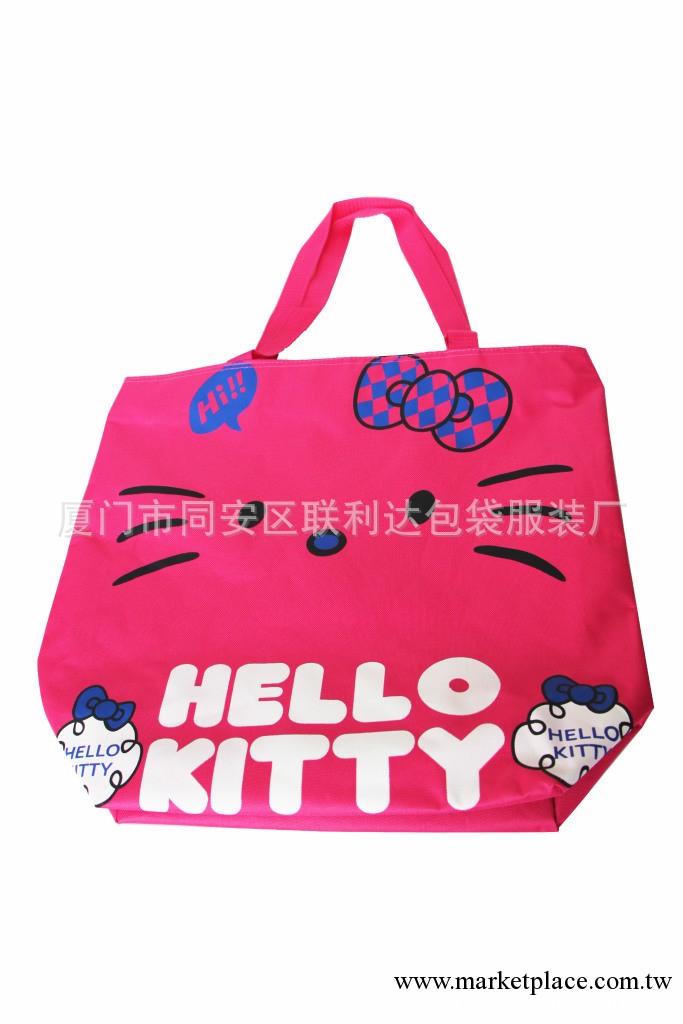 大量供應批發 【時尚滌綸包】 帆佈包 時尚女包 紅色 hello kitty批發・進口・工廠・代買・代購