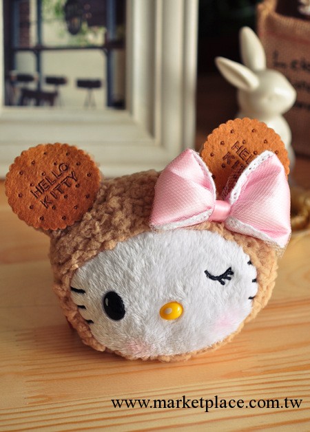 萌~HELLO KITTY餅幹造型零錢包 手機包 收納小包包工廠,批發,進口,代購
