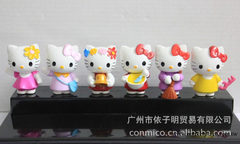 2013新款KT貓Hello Kitty公仔 凱蒂貓玩偶 Kitty貓擺件6款套裝工廠,批發,進口,代購