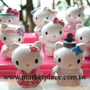 出口hello Kitty塑玩偶套裝 一套八款 小孩生日開學禮品 一件代發工廠,批發,進口,代購