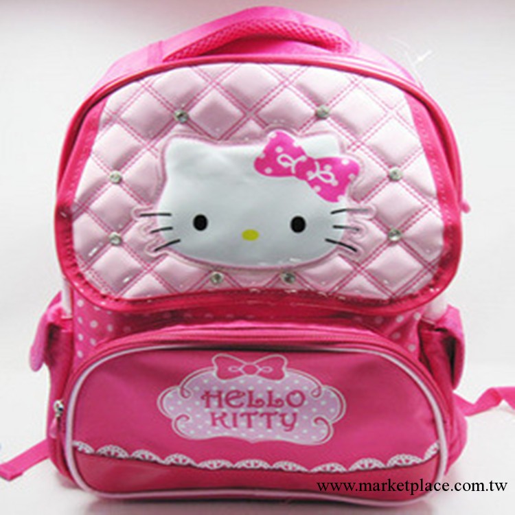 2012新款韓版Hello Kitty雙肩兒童書包工廠,批發,進口,代購