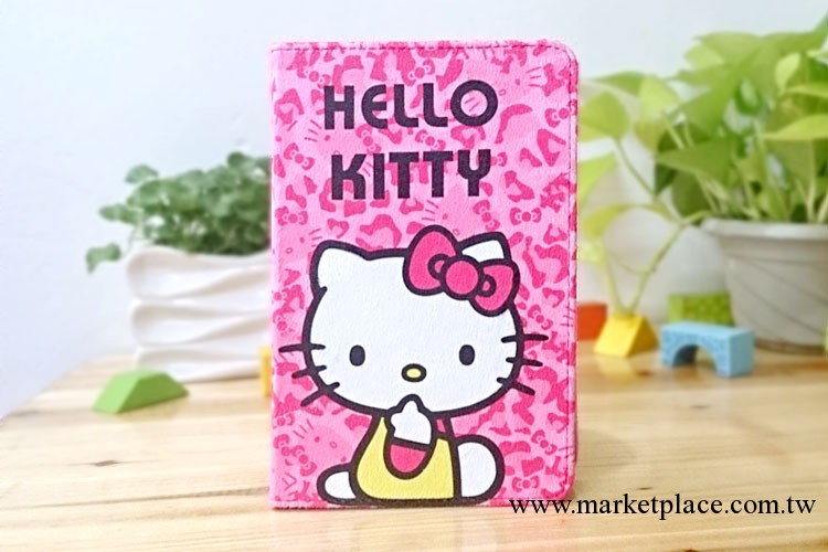 Hello kitty ipad通用皮套 蘋果ipad4/3/2牛奶糖支架保護套 卡通工廠,批發,進口,代購