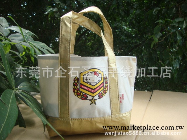 600D新款hello kitty購物袋【專業生產hello kitty手提袋加工廠】工廠,批發,進口,代購