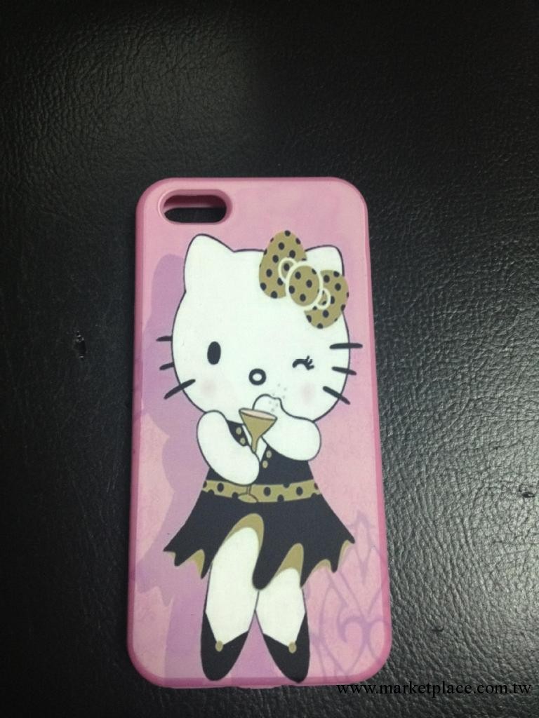 供應Hello Kitty女郎 蘋果手機殼 iphone5手機殼 保護殼工廠,批發,進口,代購