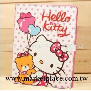 The new ipad3/ipad2 可愛Hello Kitty保護套 皮套 帶休眠工廠,批發,進口,代購