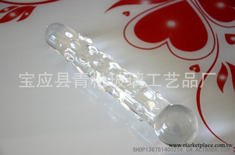 9016水晶陽具 冰火棒玻璃後庭自慰器 成人情趣用品工廠,批發,進口,代購