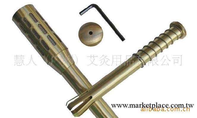 可拆頭慧人牌特大溫灸棒 純銅特大艾灸棒 身體按摩溫灸器 艾灸棒工廠,批發,進口,代購