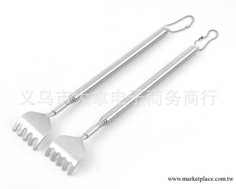 廠傢直銷  可伸縮 不銹鋼癢癢撓 不求人 老頭樂 批發 帶珠鏈工廠,批發,進口,代購