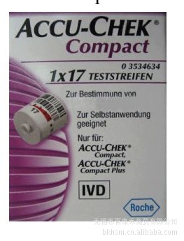 Accu-Chek Compact Plus 羅氏整合智慧血糖機試紙17條/卷工廠,批發,進口,代購
