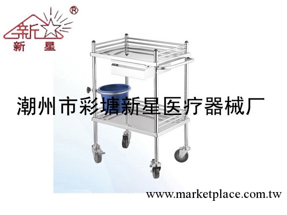 廠傢供應優質不銹鋼雙層治療車工廠,批發,進口,代購